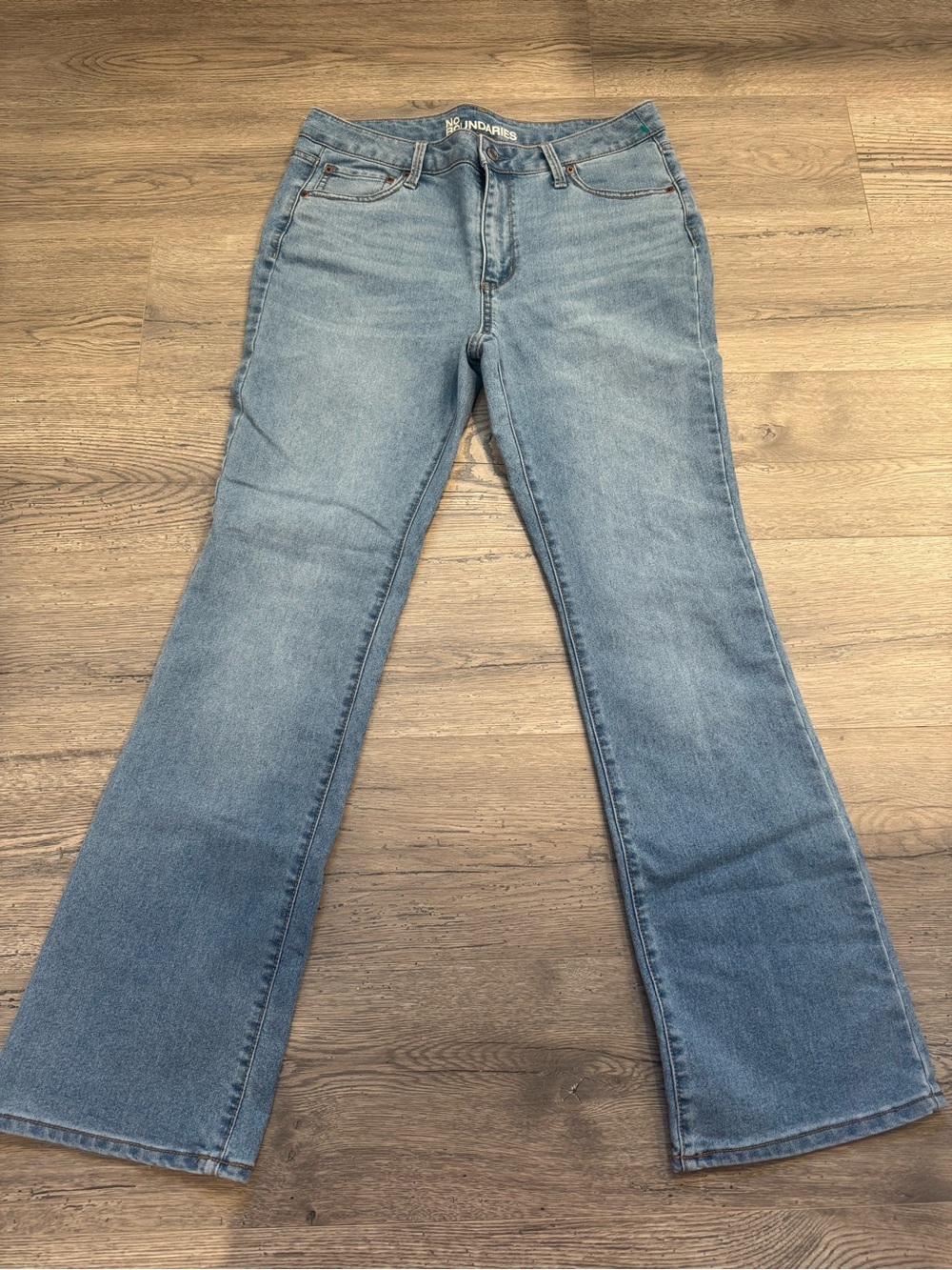 No Boundaries Light Blue Flare Jeans